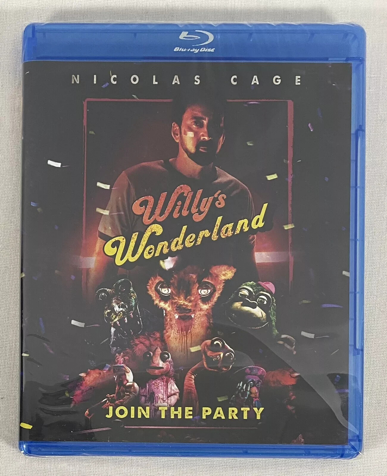 Willy's Wonderland Blu-Ray NEW SEALED Nicholas Cage Cult Horror