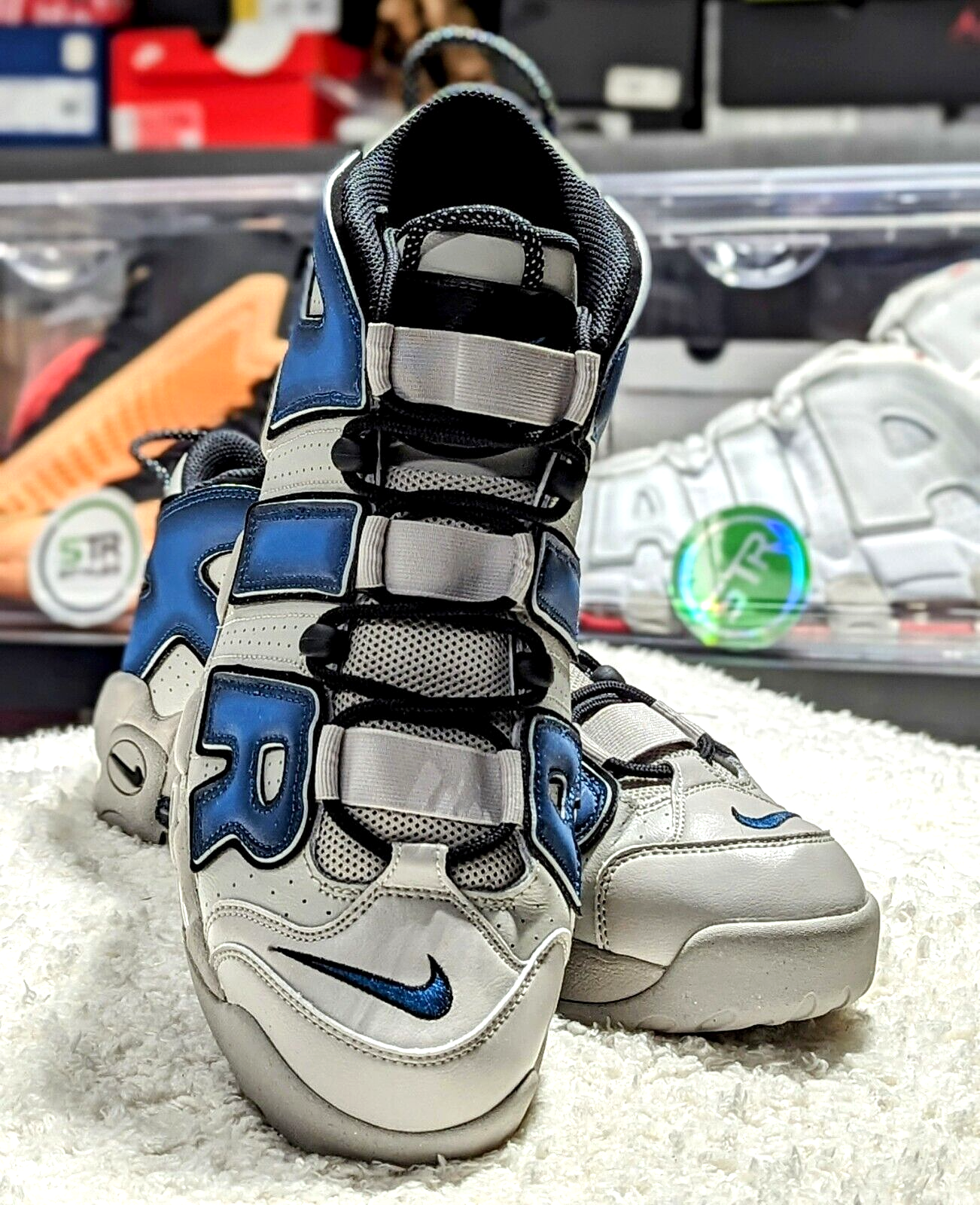Nike AIR MORE UPTEMPO '96 Industrial BLUE FD5573-001 Size 13 Men
