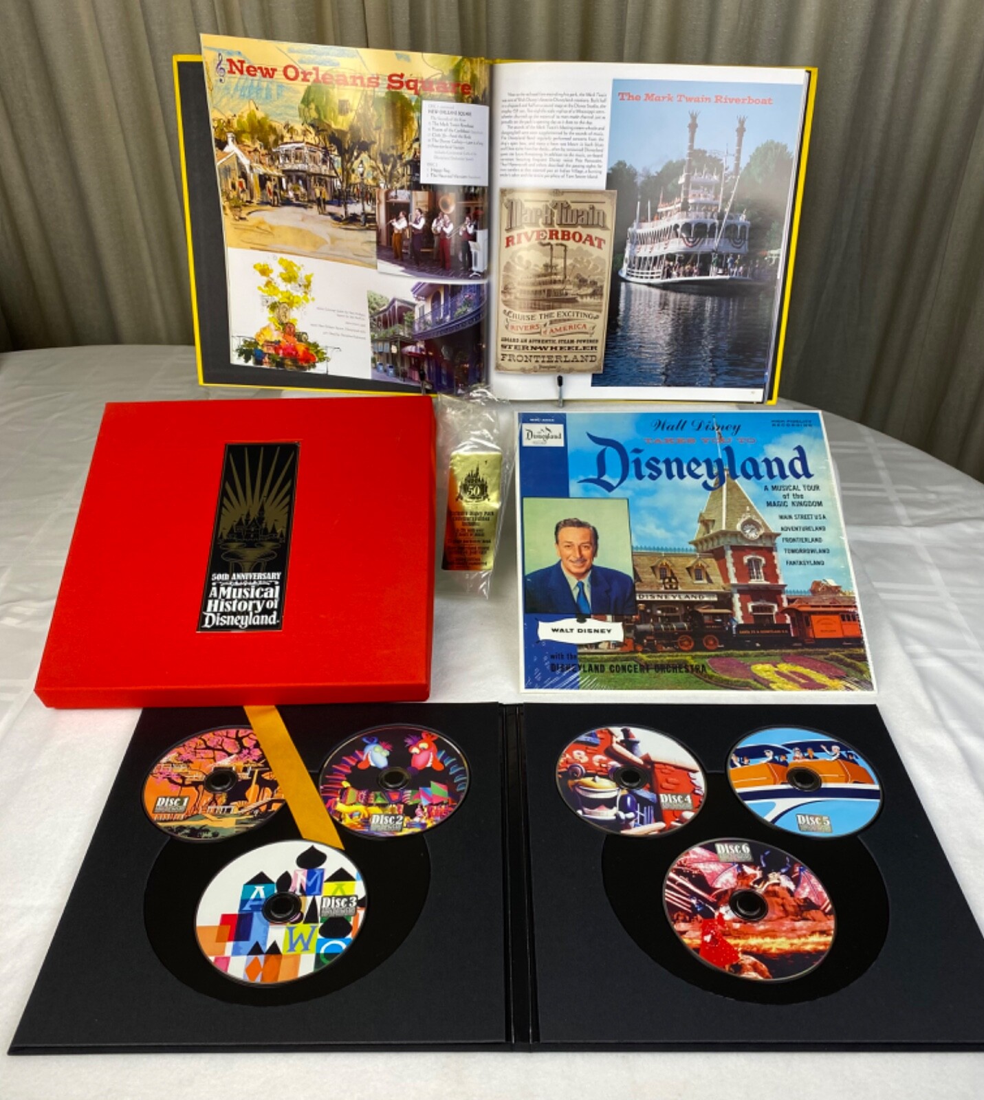 Musical History of Disneyland Box Set 50th Anniv Complete RARE