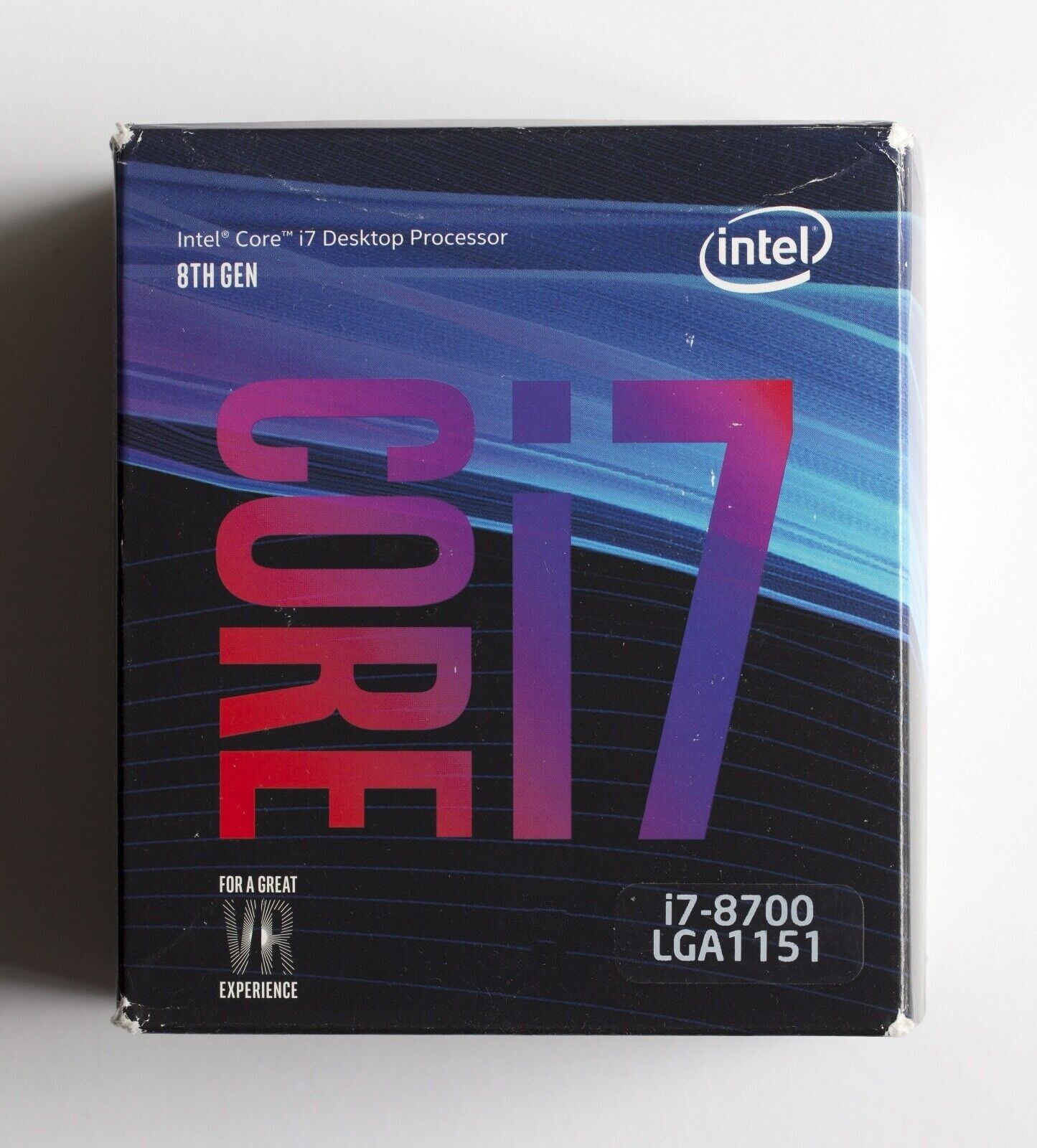 1PCS Intel Core i7-8700 8th Gen 3.2 GHz 12MB cache SR3QS CPU