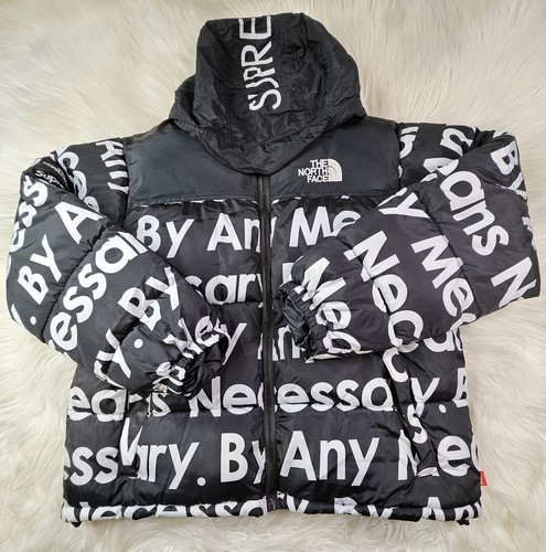 Supreme x The North Face By Any Means Necessary Nuptse (XL) | eBay