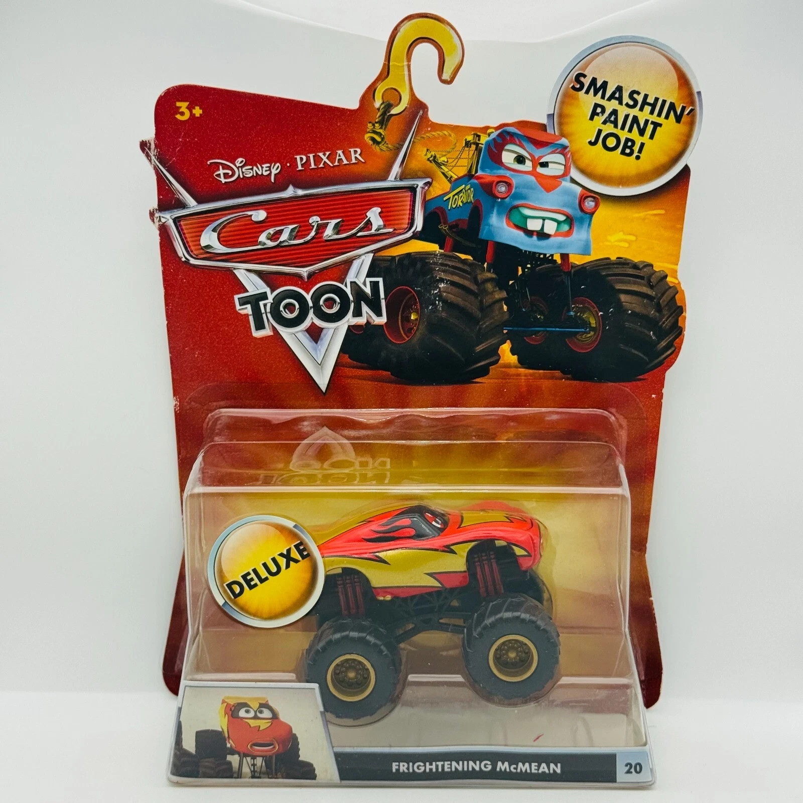 Disney Cars Toon FRIGHTENING MCMEAN Monster Truck Mater Deluxe 1