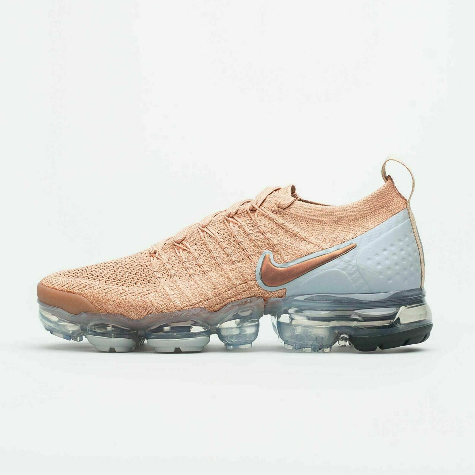 NIKE VAPORMAX FLYKNIT 2 ROSE GOLD 942843 602 WOMEN'S SIZE 7.5 RARE