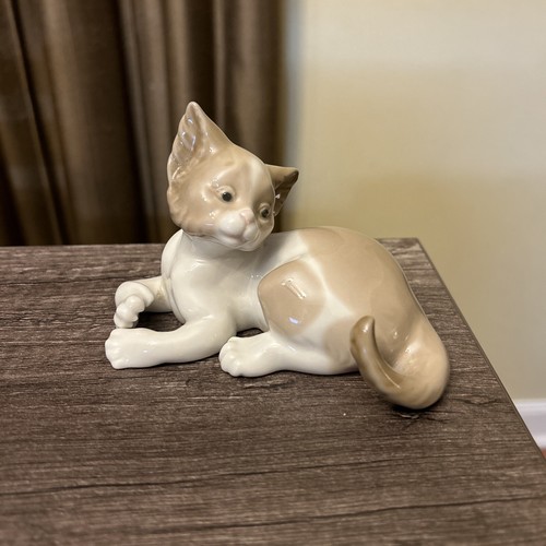 Lladro 5114 “Surprised Cat” Cat Figurine | eBay