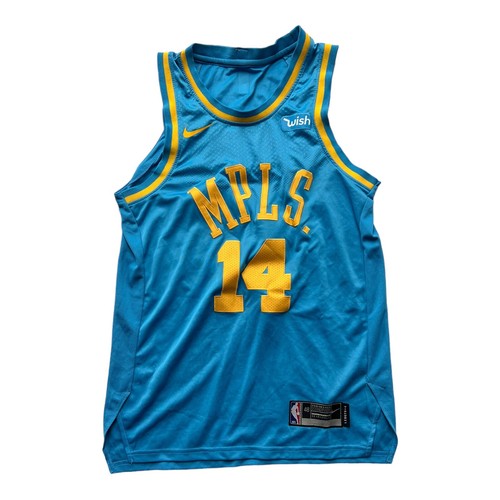 Brandon Ingram #14 Lakers MPLS Size 48 +4 Length Nike Blue Jersey