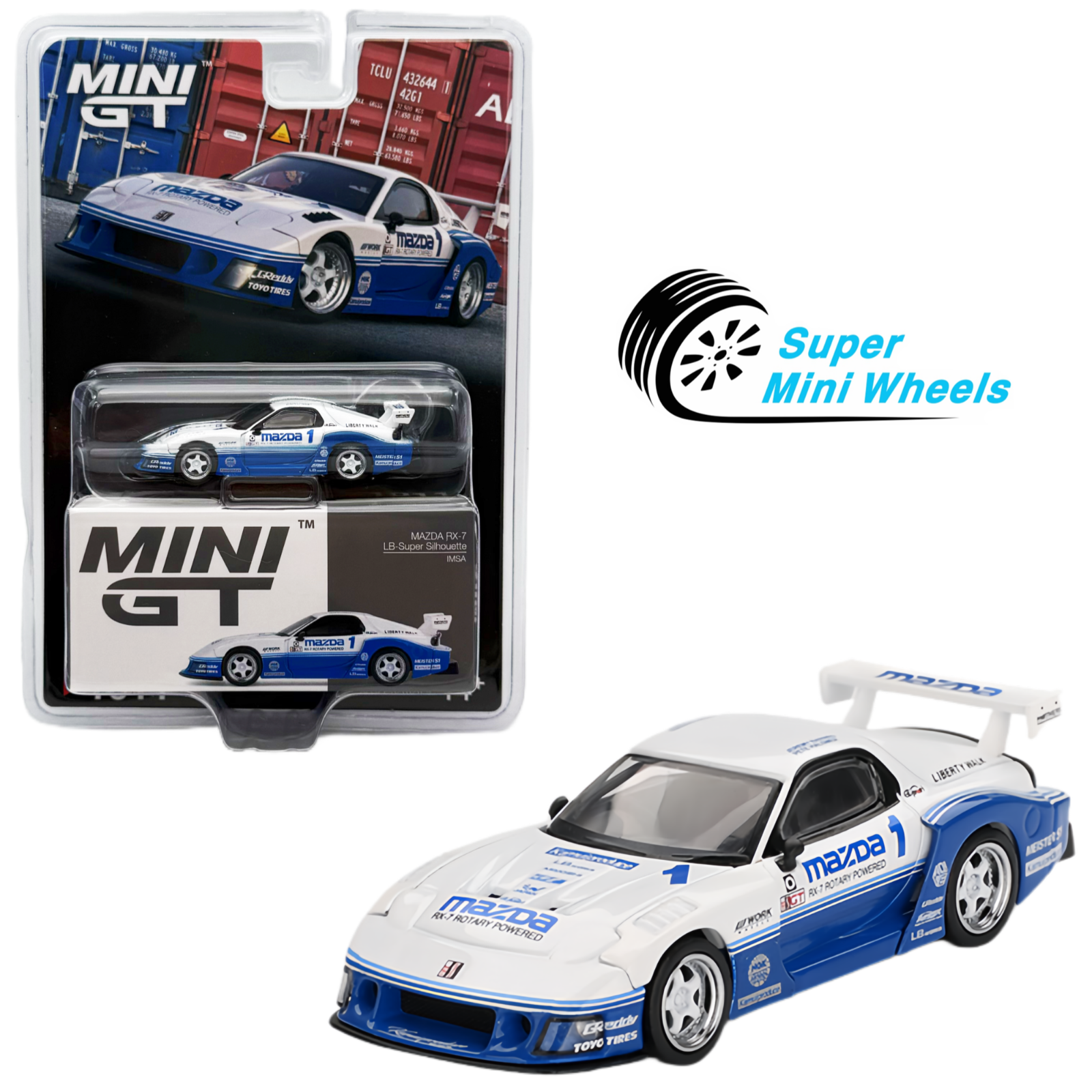 Mini GT 1:64 MAZDA RX-7 LB-Super Silhouette IMSA #1011 | eBay