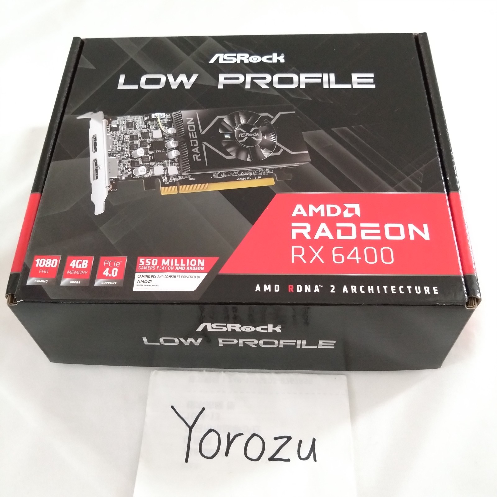 New ASRock AMD Radeon RX 6400 Low Profile 4GB Graphics Card GDDR6