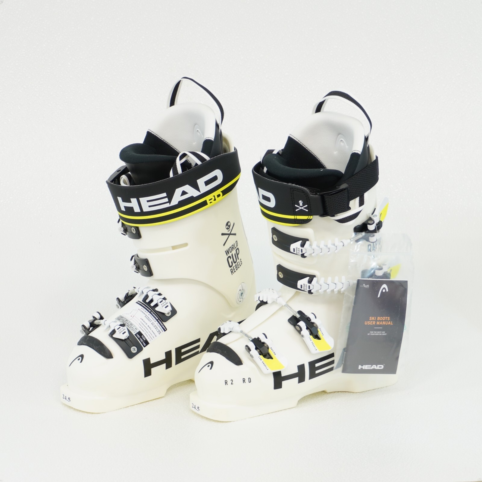 HEAD Worldcup Rebels Raptor R2 RD Downhill Ski Boots, Mondo 24.5