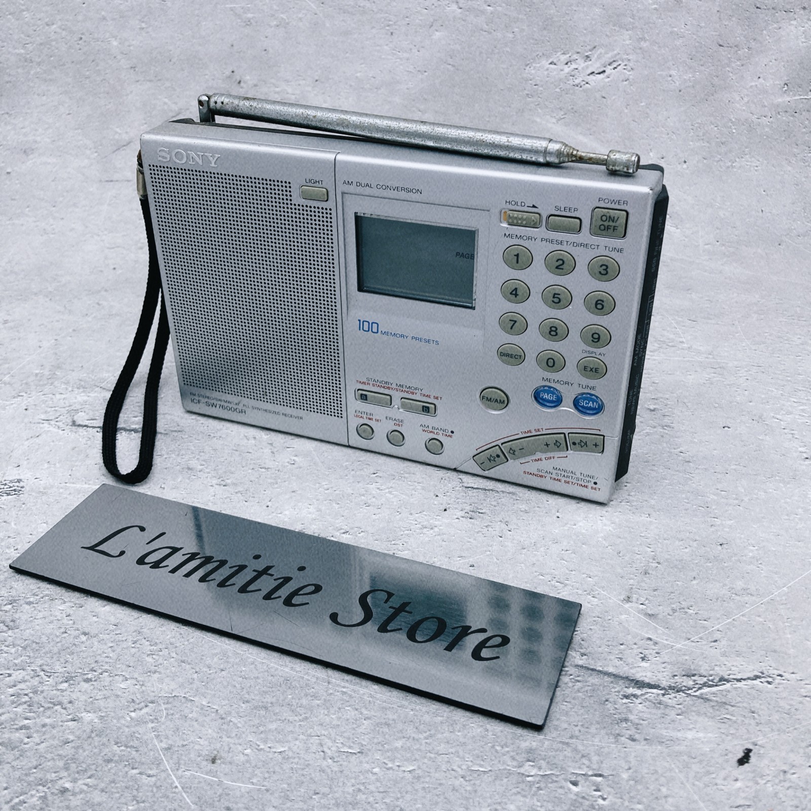 Sony ICF-SW7600GR World Band Receiver AM/FM/SW/SSB Radio ICF SW