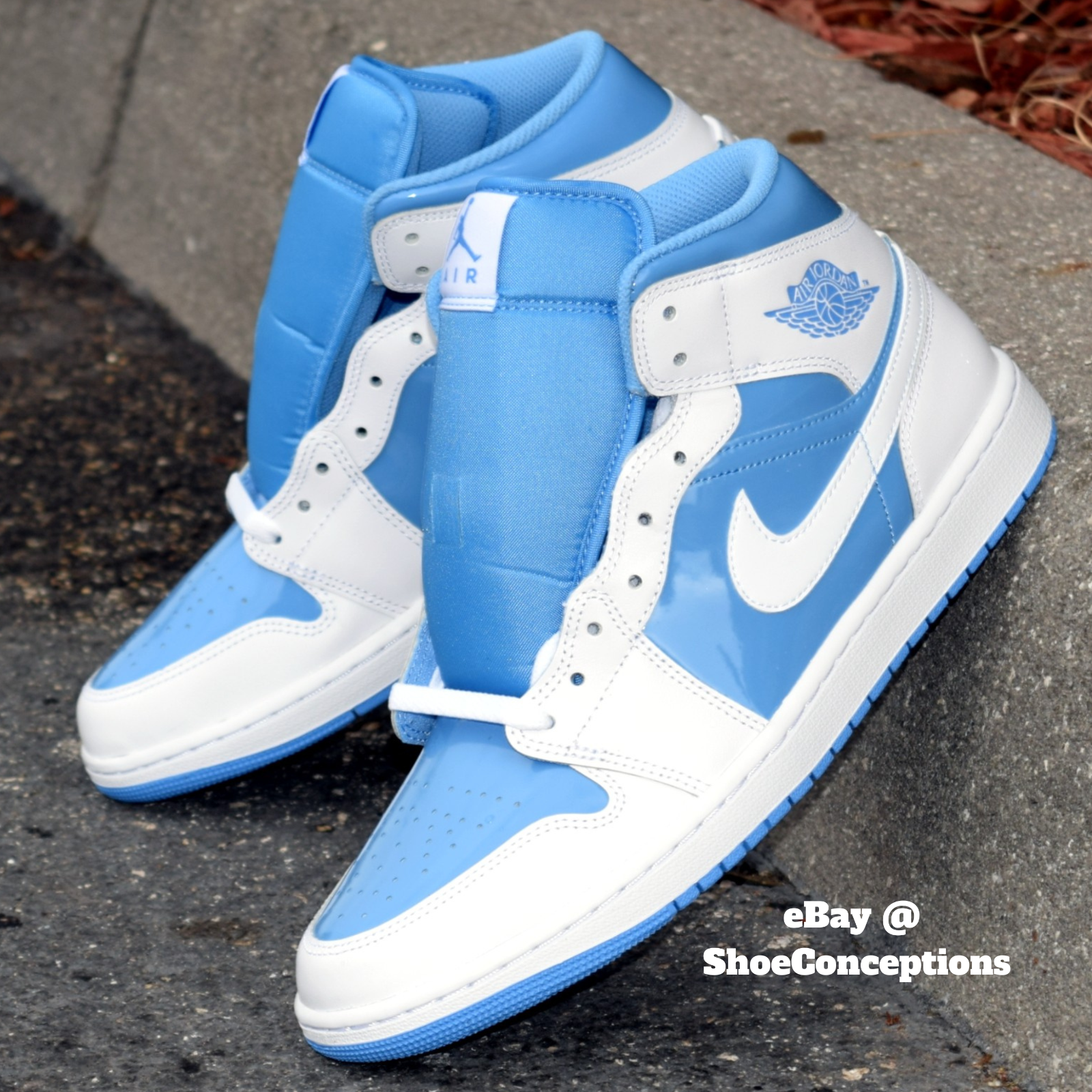 Nike Air Jordan 1 Mid SE Shoes White Legend Blue FZ2142-114 Men's