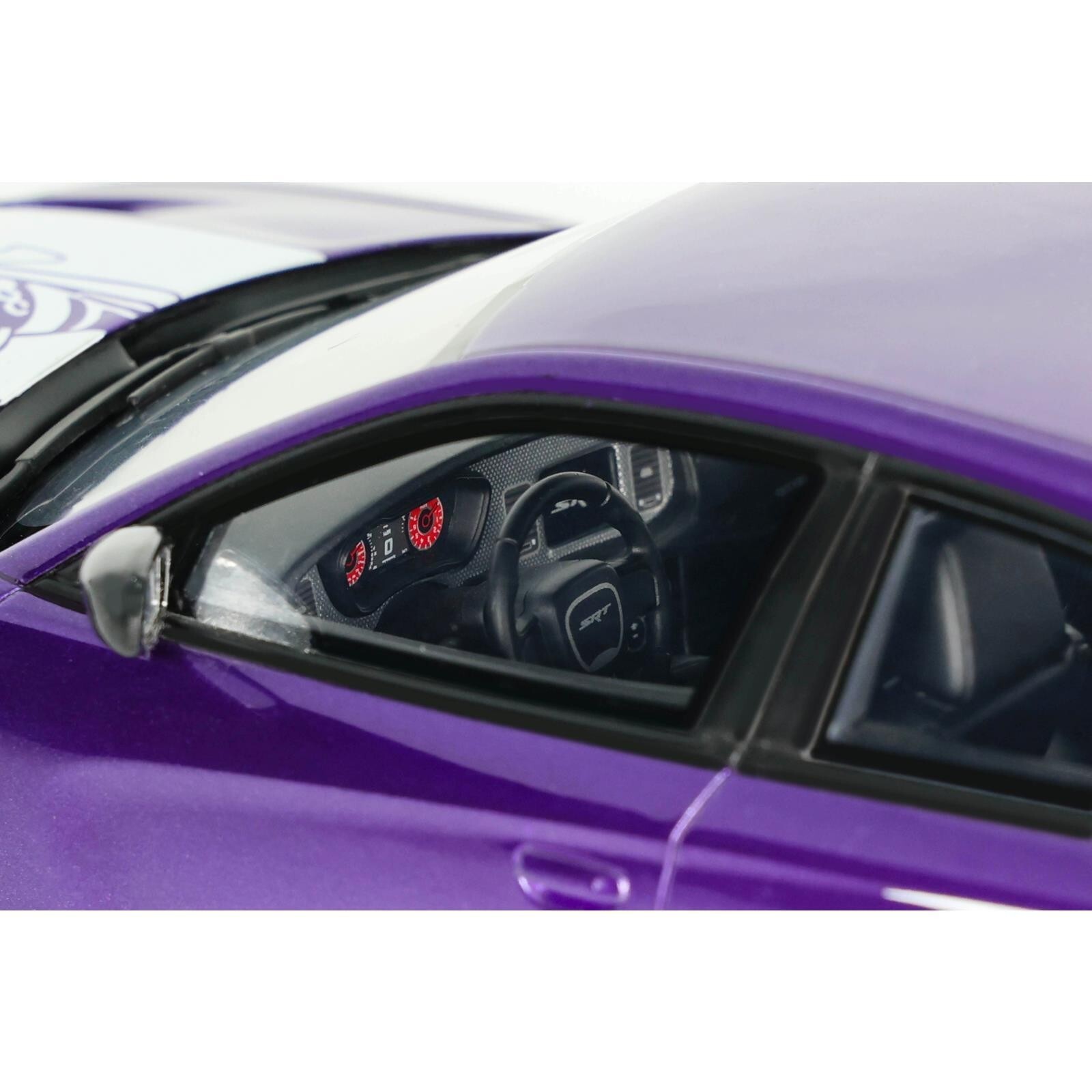 1/18 Dodge Charger Super Bee 2023 Purple Resin Model Car by GT