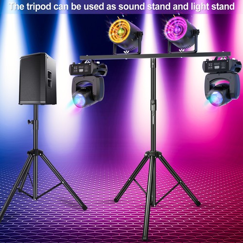 DJ Light Stand T-Bar Portable Par Can Tripod Stage Lights Stand