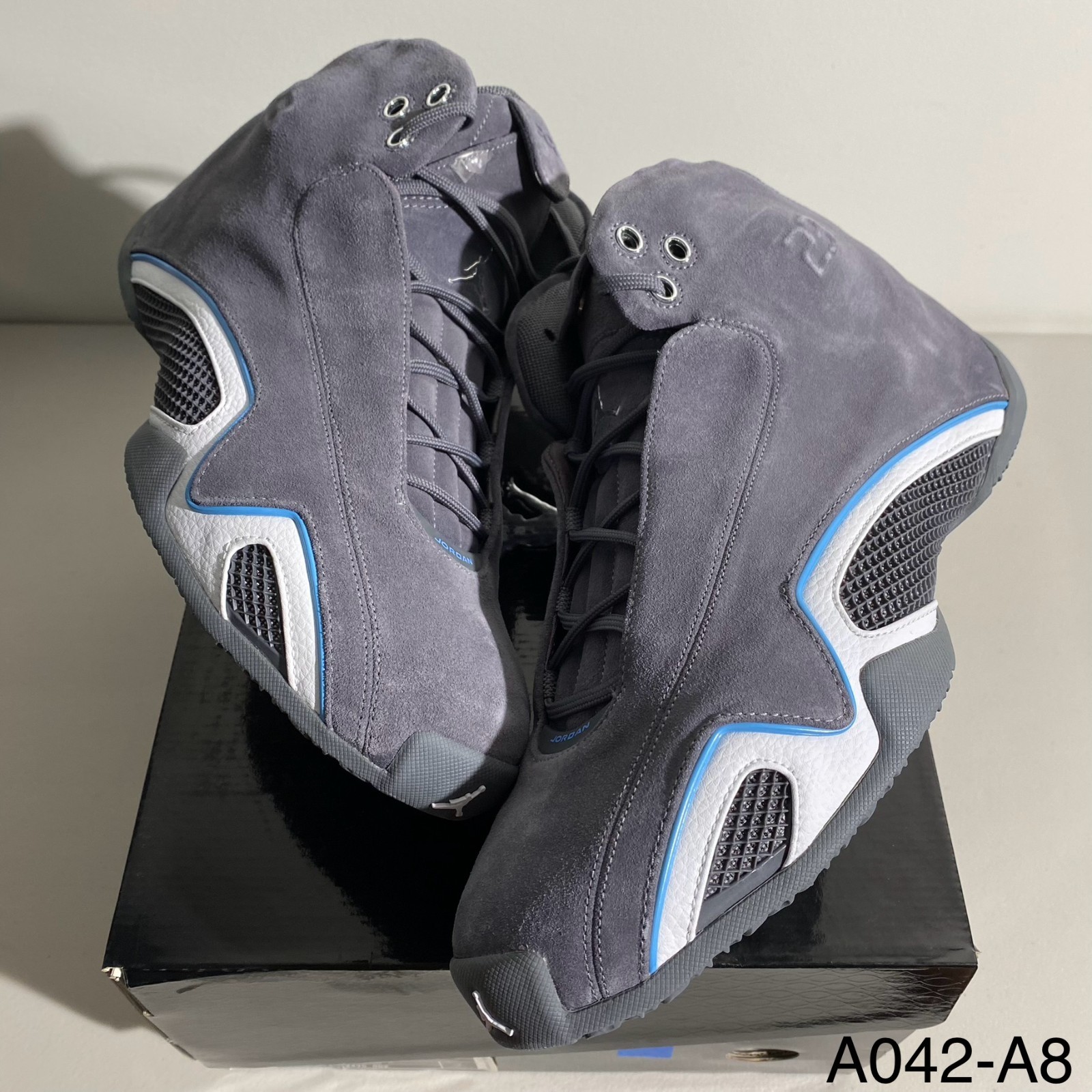 Size 12.5 - Air Jordan 21 OG Light Graphite Sneakers Mens 313495