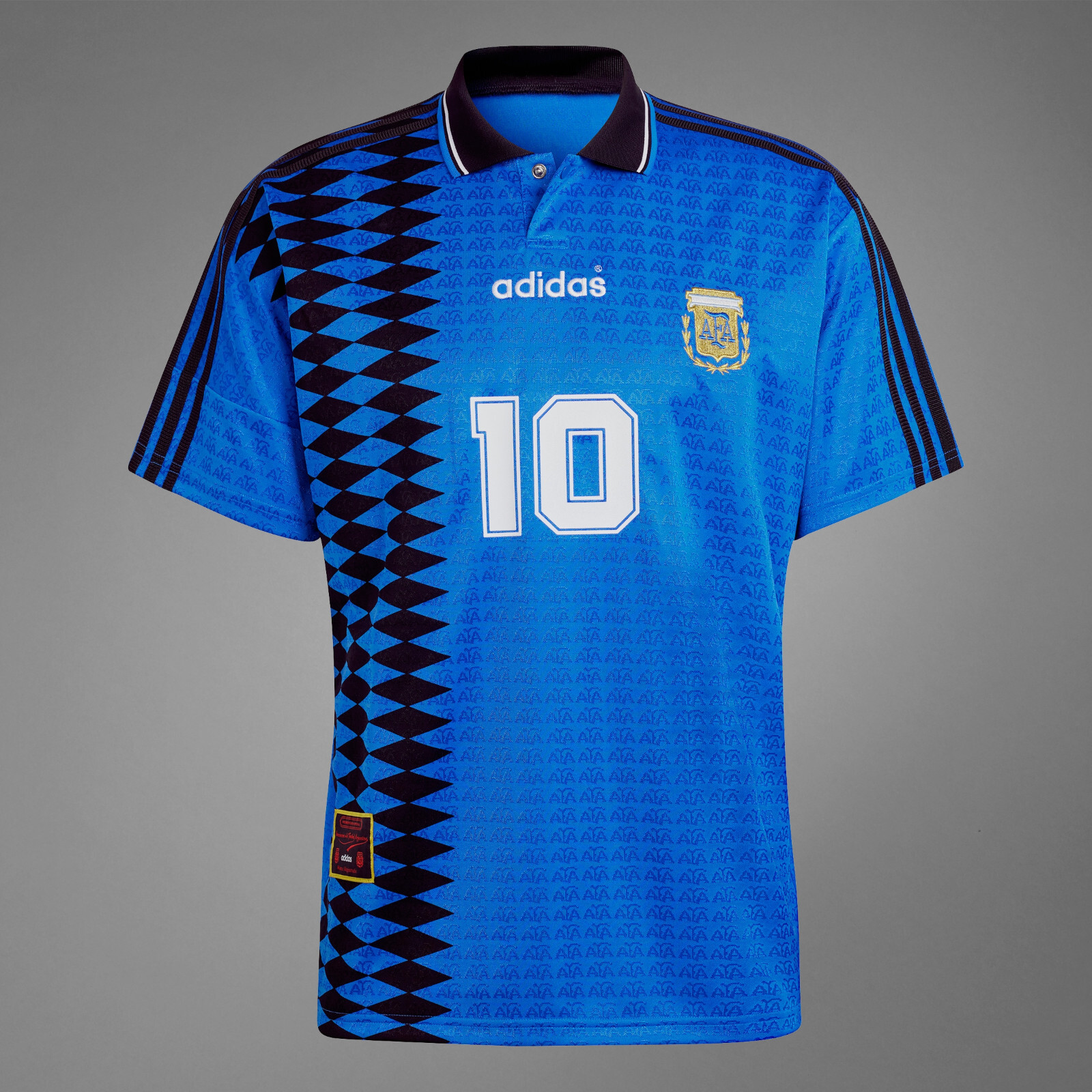 adidas World Cup 1994 USA Argentina Away Men's Soccer Jersey #10