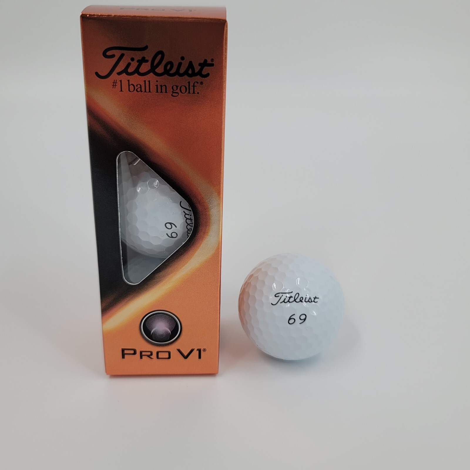 Titleist Pro V1 Play Number 69 Golf Balls Single Sleeve (3 Golf