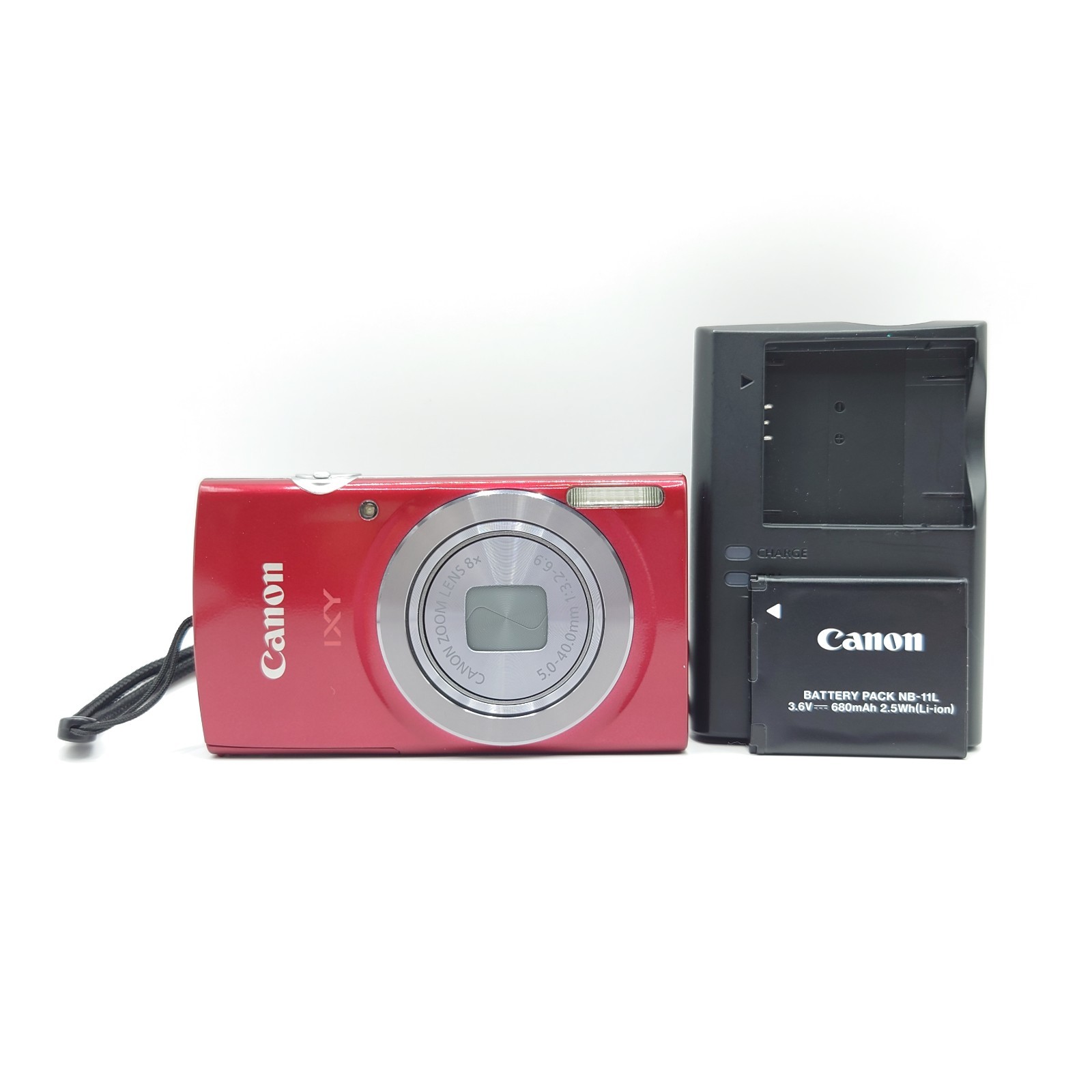 N.MINT]Canon IXY 150 PowerShot ELPH 160 IXUS 160 20MP 8x Red From
