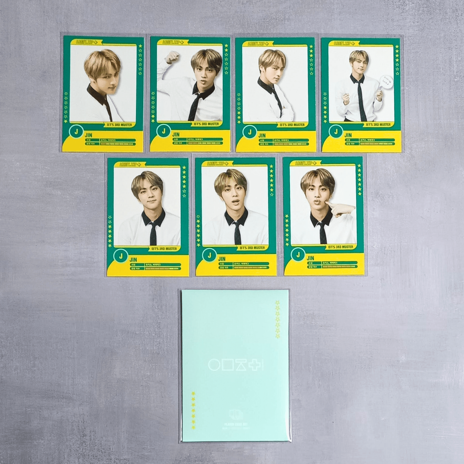 BTS 3rd Muster Seoul ARMY Zip+ Official Player Card Set - Jin