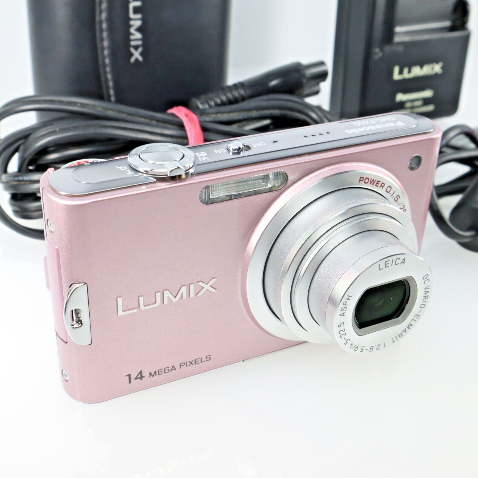 美品✨Panasonic Lumix FX37 ピンク 10メガピクセル Panasonic LUMIX