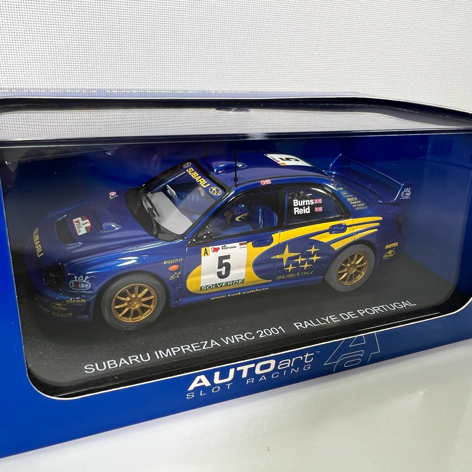 Subaru Impreza WRC 2001 Rallye De Portugal Scalextric AUTOart Slot