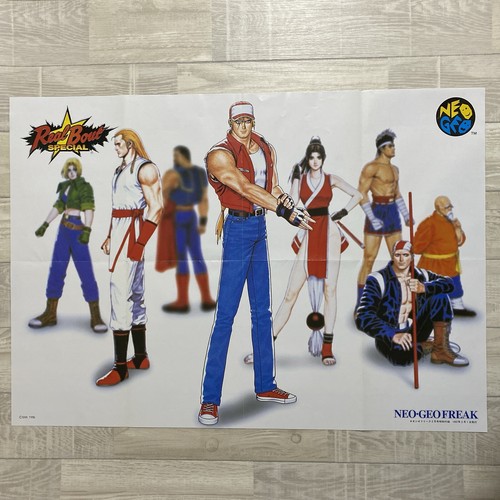Real Bout Fatal Fury Special Japanese Games B2 Poster NEO GEO