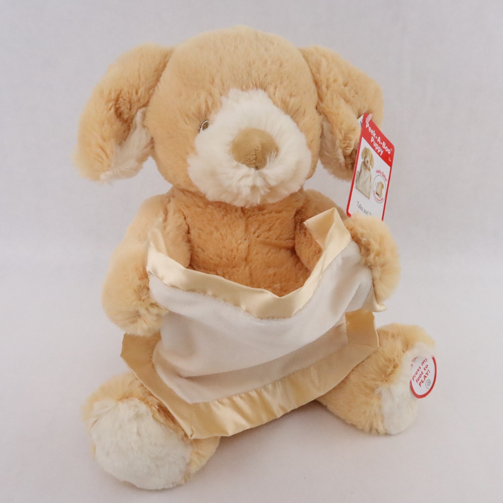 Peekaboo Plush Puppy Talking Animated Sound Animal Dog Sound Cute