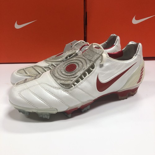 Nike Total 90 Laser II K-FG 318814-161 RARE K-Leather White Soccer