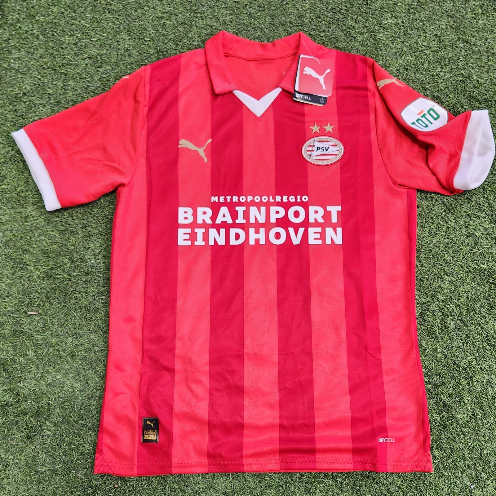 Puma PSV Eindhoven 23-24 Men's Stadium Home Jersey Red-White | eBay