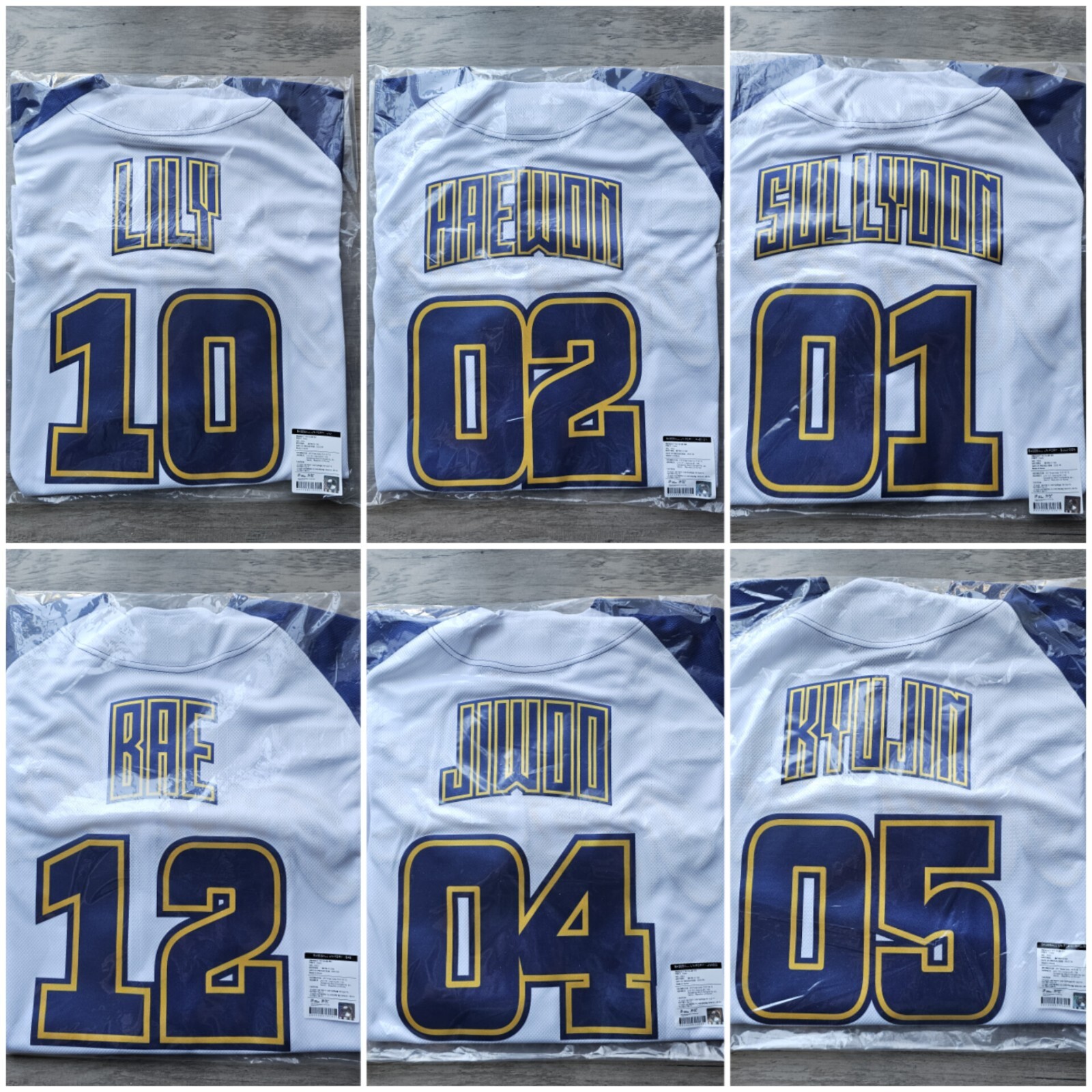 CLK NMIXX キュジン ベースボール ユニフォーム CLK NMIXX キュジン