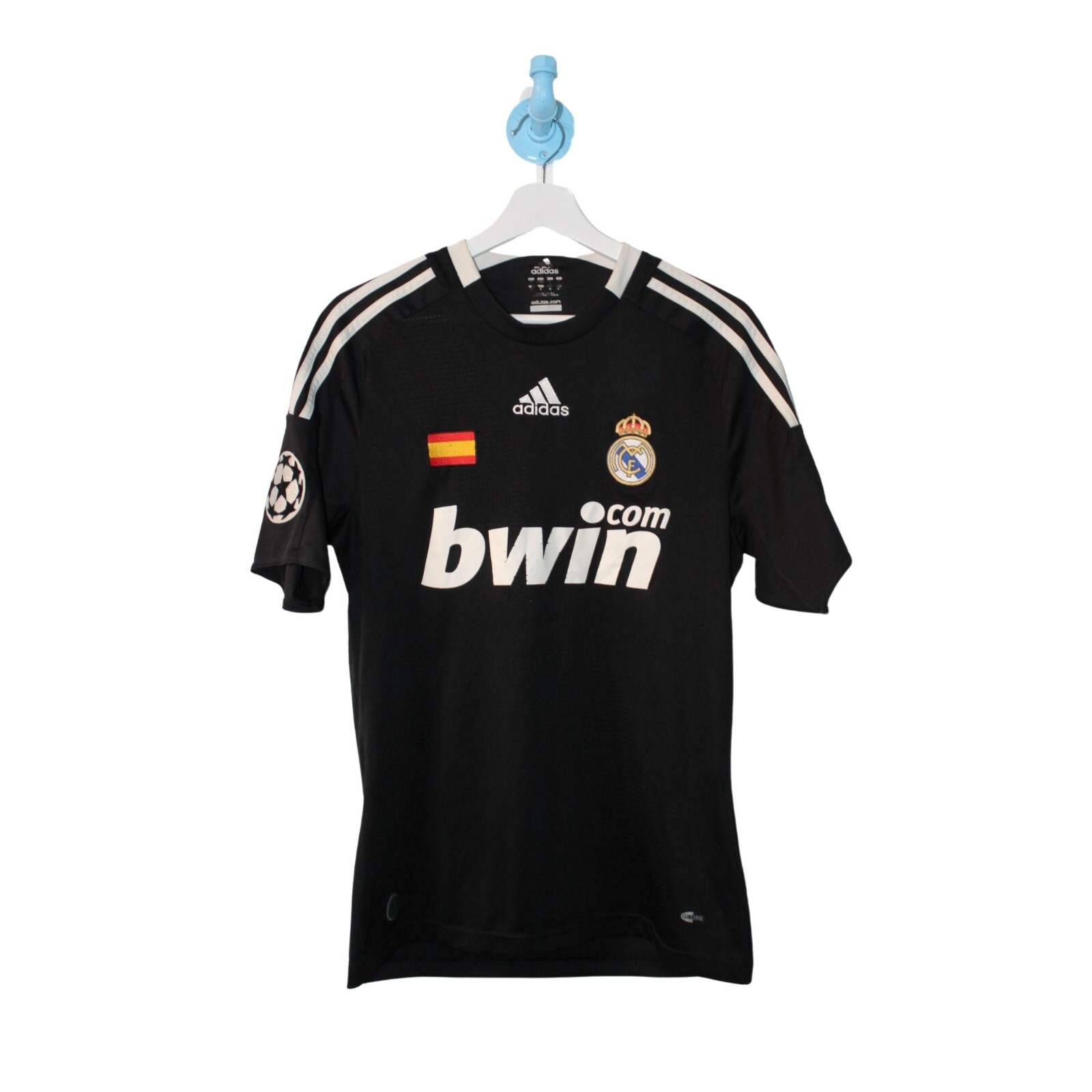 Adidas Real Madrid black jersey ﻿size S ﻿color Black ﻿measurements