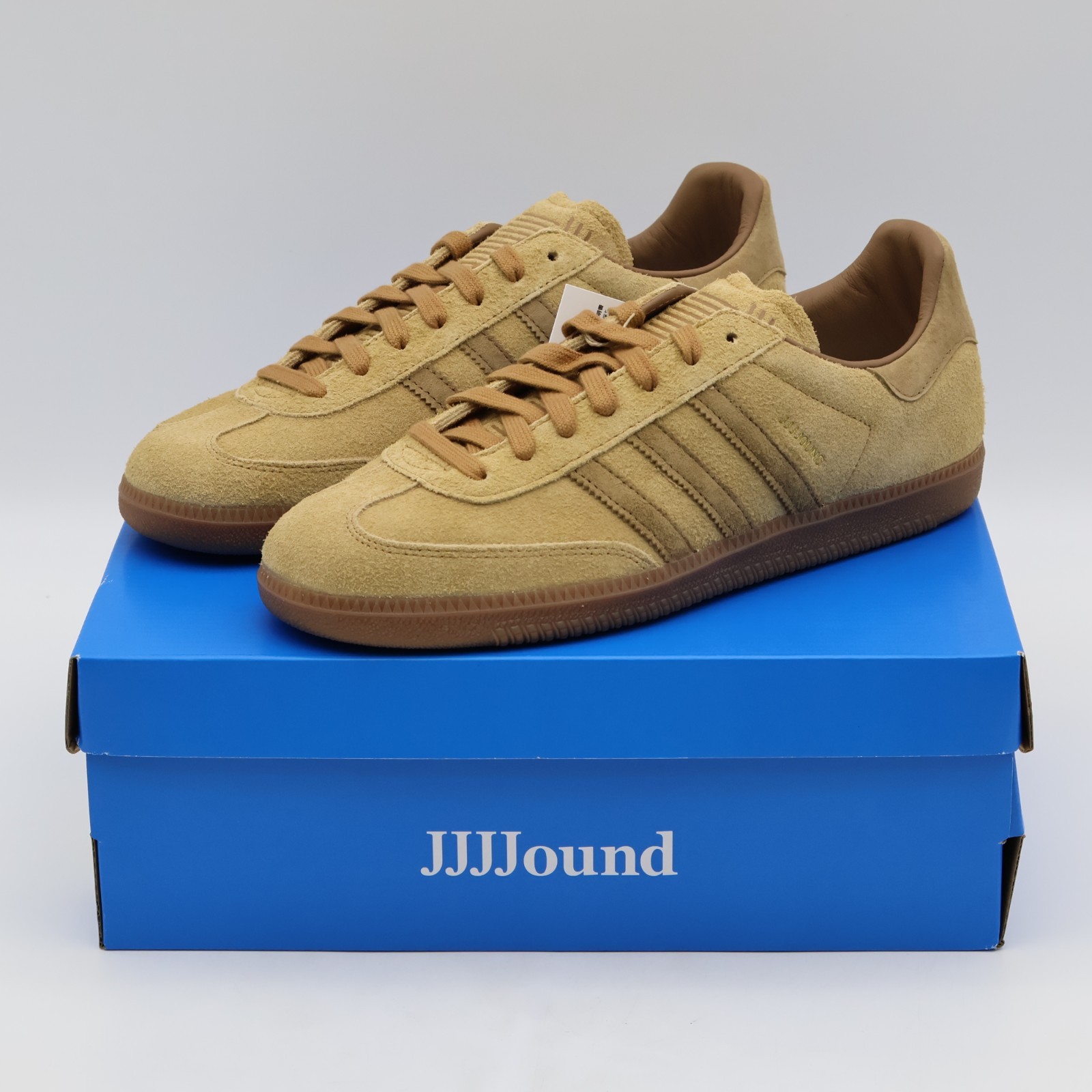 ID8709 JJJJound adidas Originals Samba Tobacco Mesa Gum (Men's) | eBay