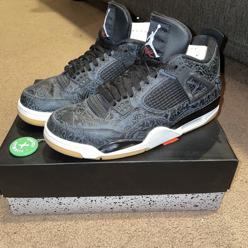 Nike Air Jordan 4 SE Retro - Laser Black Gum - Men's Size 9 CI1184