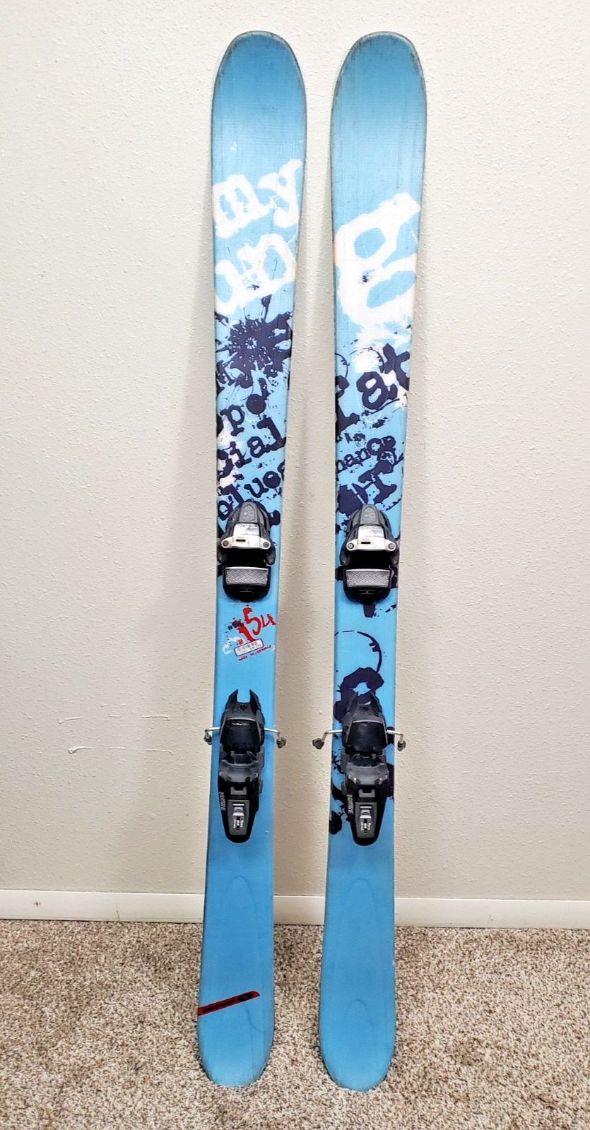 154cm SALOMON 1080 GUN TenEighty Twin-Tip Freeride Backcountry