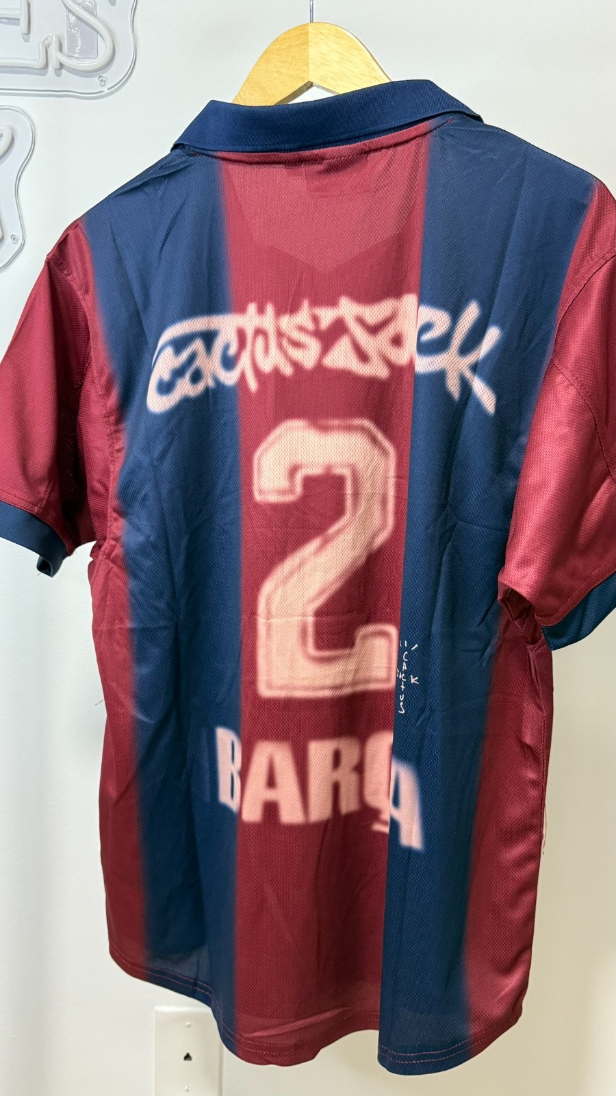 Barcelona x Travis Scott 2001 - CACTUS JACK SKELETON JERSEY | eBay