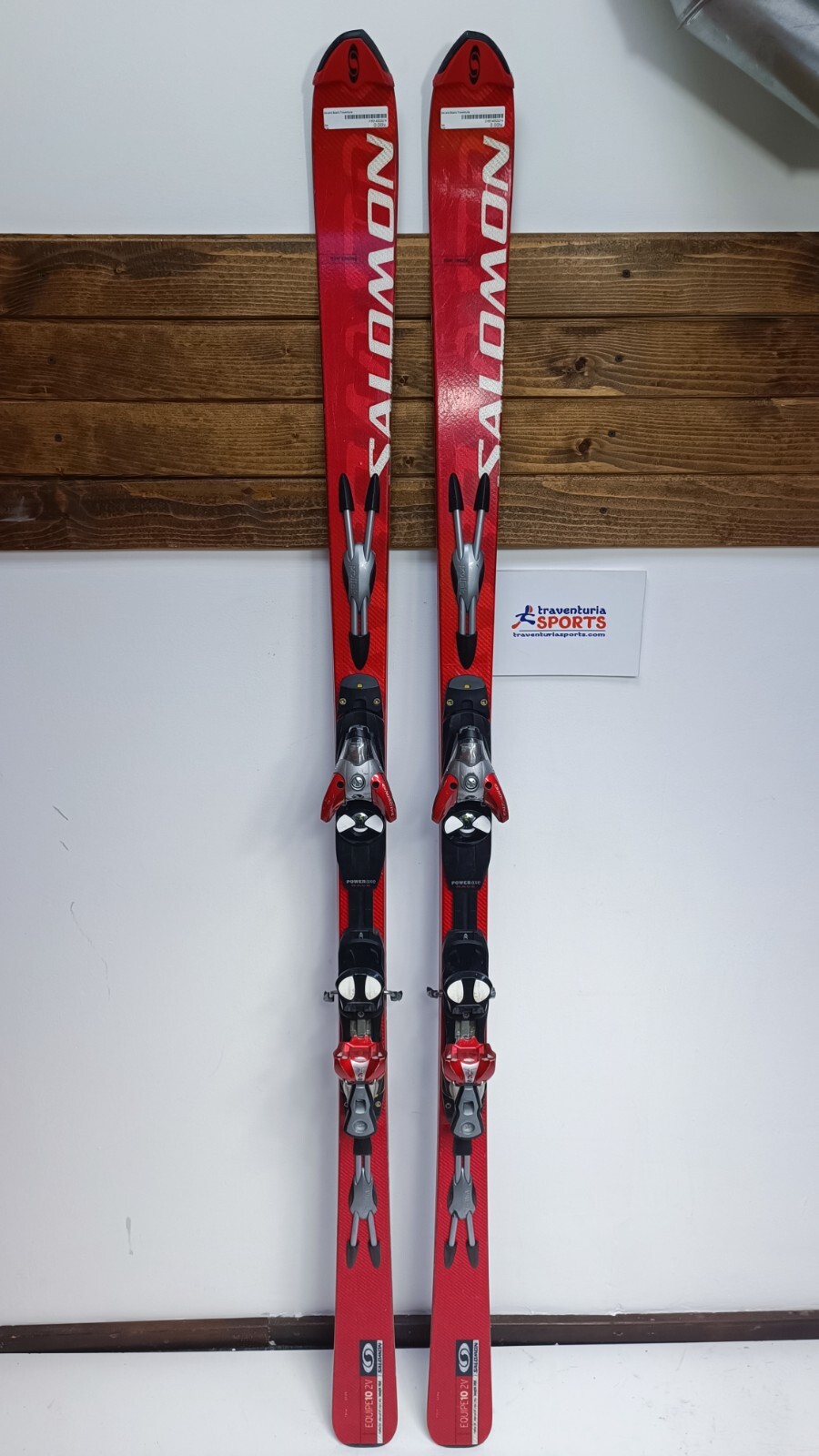Salomon Equipe 10 2V 188 cm Ski + Salomon 16 Bindings Winter Sport