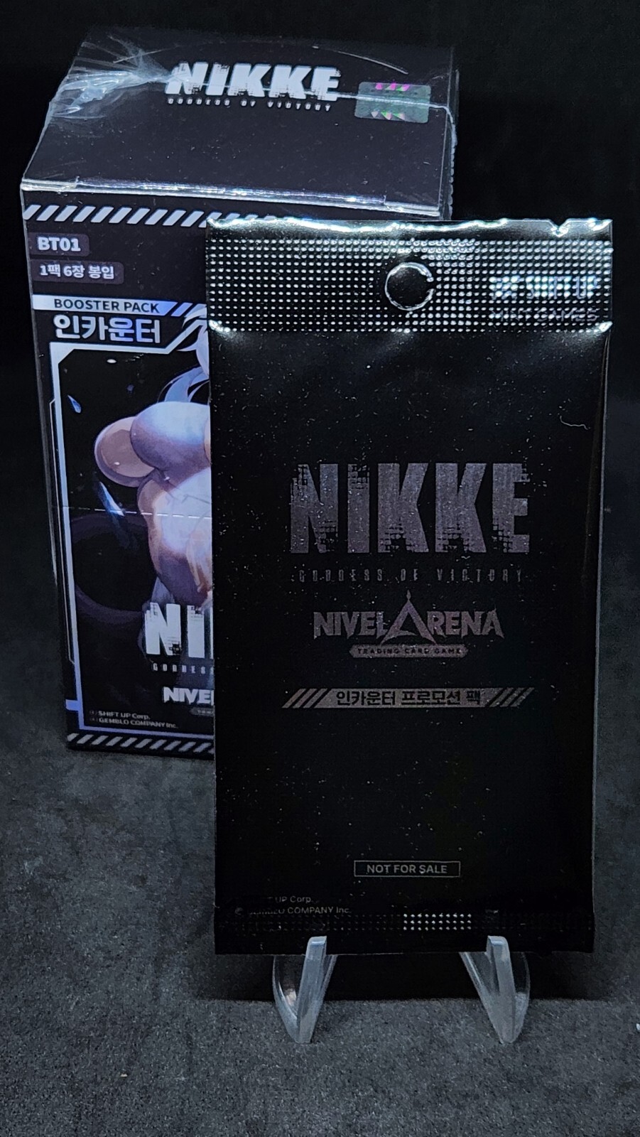 Nikke Nivel Arena Booster Box Korean Ver Factory Sealed Promo BT01