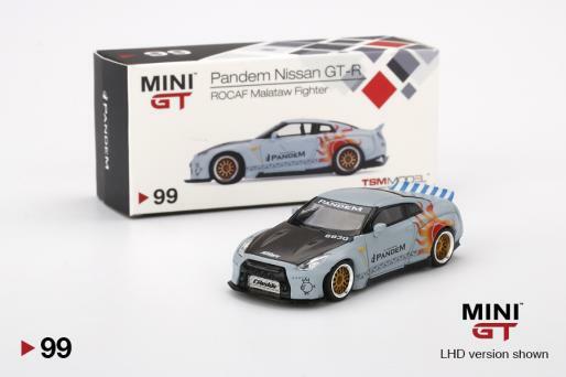 MINI GT 99 (open)Pandem Nissan GT-R (R35) Duck Tail ROCAF Malataw