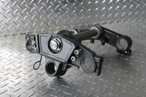 94-96 KAWASAKI ZX 600E FRONT FORKS TRIPLE TREE CLAMP OEM | eBay