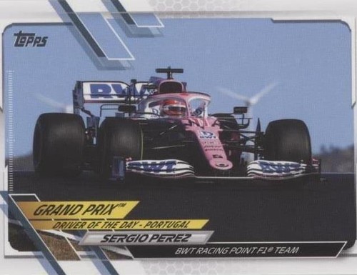 2021 Topps Chrome Formula 1 - 160 Sergio Perez - Purple Checker