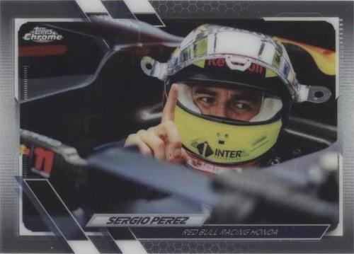 2021 Topps Chrome Formula 1 - 160 Sergio Perez - Purple Checker