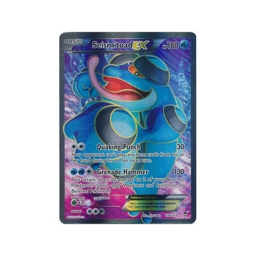 PSA 10 Seismitoad Art Rare Black Bolt 109/86 Pokémon Card | eBay