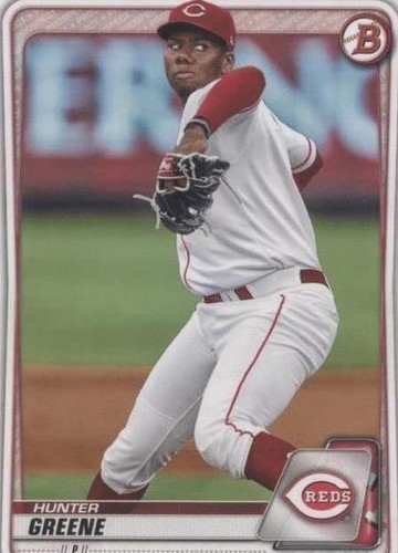 2020 Bowman Chrome Sapphire Hunter Greene G123 Cincinnati Reds #BD