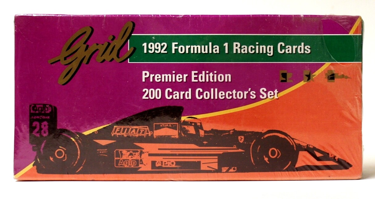 Grid 1992 Formula 1 Racing Cards Premier Edition 200 Card