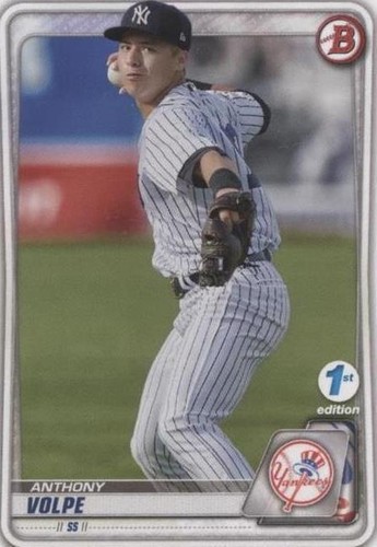 2020 Bowman Anthony Volpe Sky Blue PSA 10 1st Bowman 202/499 New