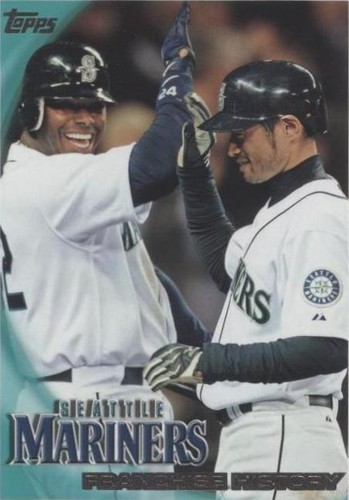 Ichiro Ken Griffey Jr Cooperstown Bound 2010 Seattle Mariners Dual