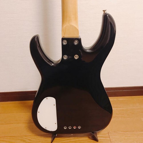 FLEABASS Model-32 Electric Bass Black Flea Red Hot Chili Peppers