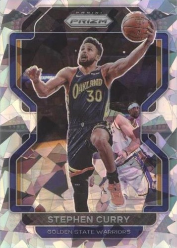 2021-22 Stephen Curry Prizm NBA 75th Anniversary Edition Logo SSP