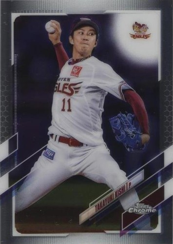 2021 Topps Chrome NPB #140 Takayuki Kishi Tohoku Rakuten Golden