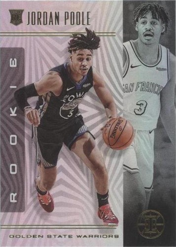 Jordan Poole 2019-20 Panini Donruss OPTIC Signature Series Auto