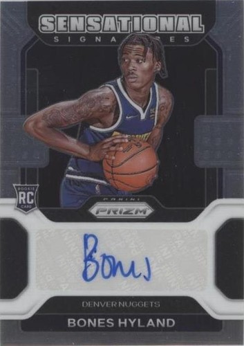 2021-22 Panini Prizm Bones Hyland Rookie #302 RC Denver Nuggets | eBay