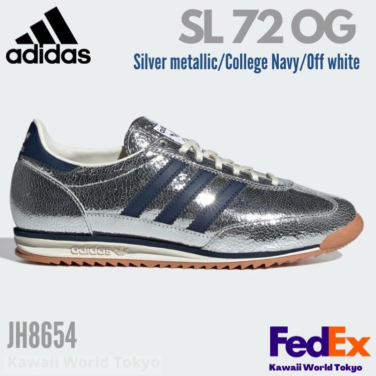 Adidas Originals SL 72 OG Silver metallic/Navy JH8654 Unisex shoes